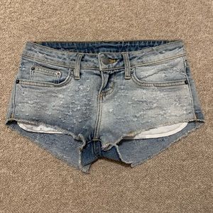 LF mini jean shorts
